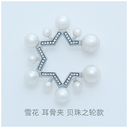 Snowflake-pearl-ferris-wheel-earring