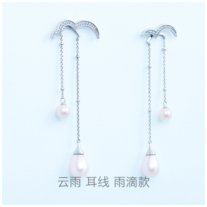 Cloud-drop-earring